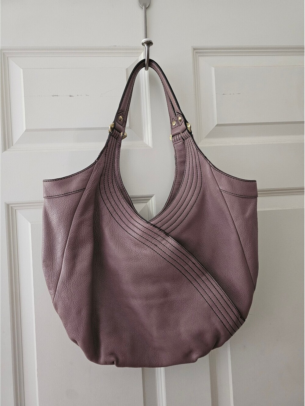 orYANY Tracey Hobo Shoulder Bag - Mauve - Pebbled Leather